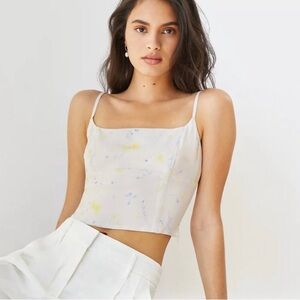 Wilfred floral cami bustier M